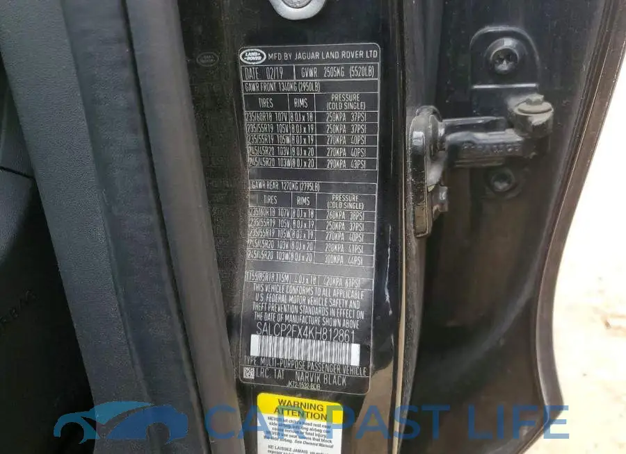 SALCP2FX4KH812861# 12