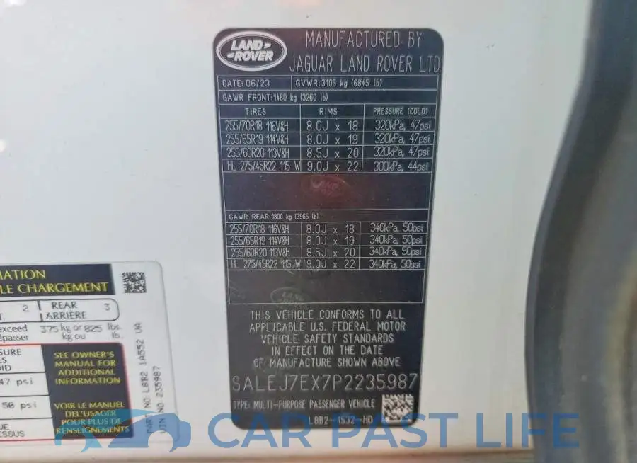 SALEJ7EX7P2235987# 13