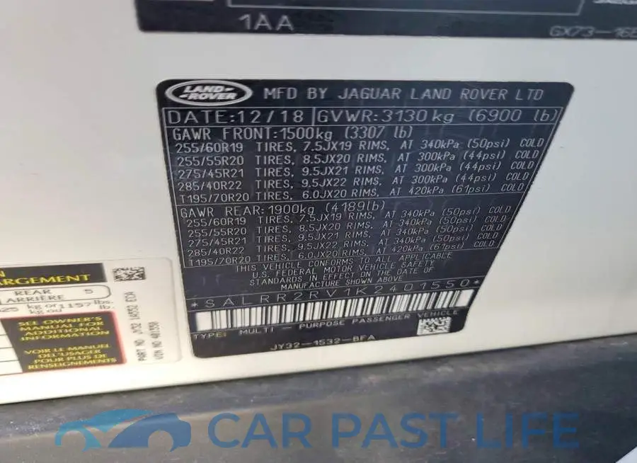 SALRR2RV1K2401550# 12