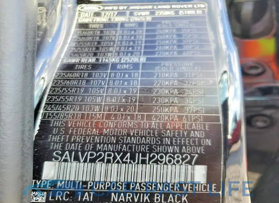 SALVP2RX4JH296827# 14
