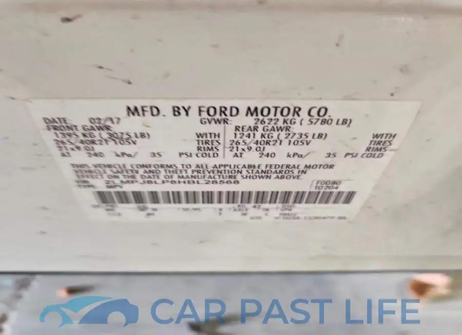 2LMPJ8LP8HBL28568# 13
