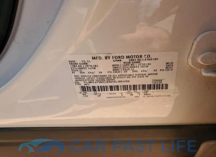 5LM5J7WCXNGL08359# 13