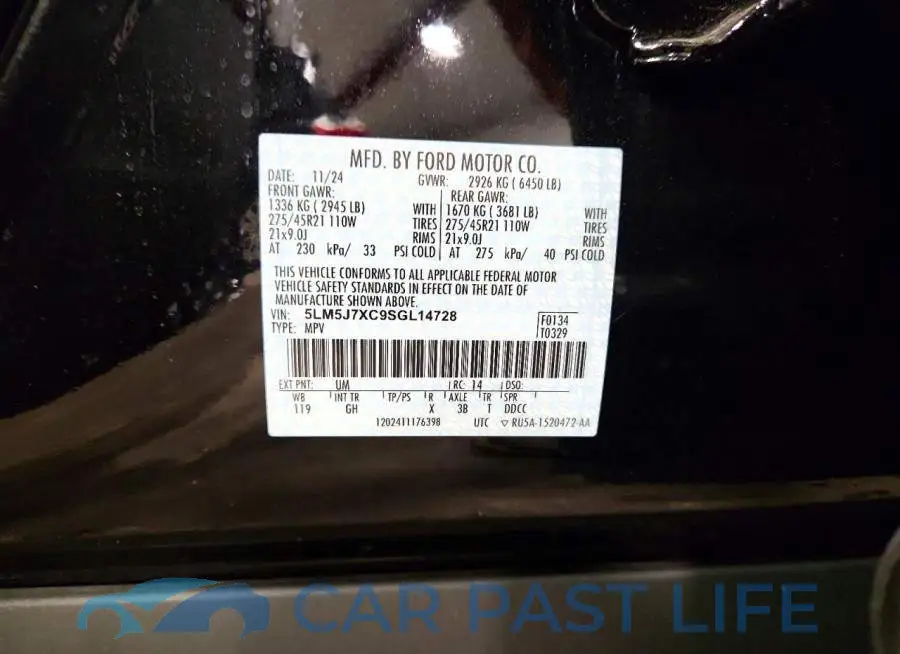 5LM5J7XC9SGL14728# 14