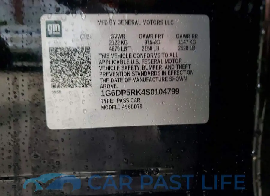 1G6DP5RK4S0104799# 12