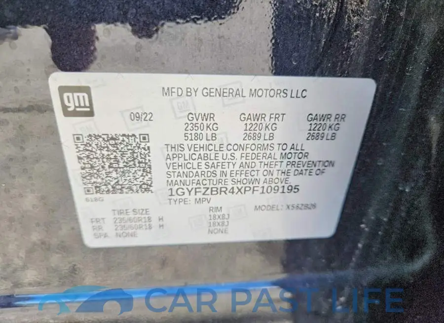 1GYFZBR4XPF109195# 12