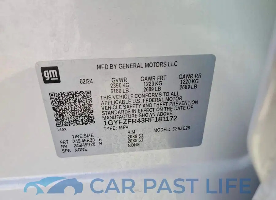 1GYFZFR43RF181172# 12