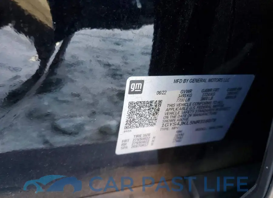 1GYS4JKL5NR316078# 12