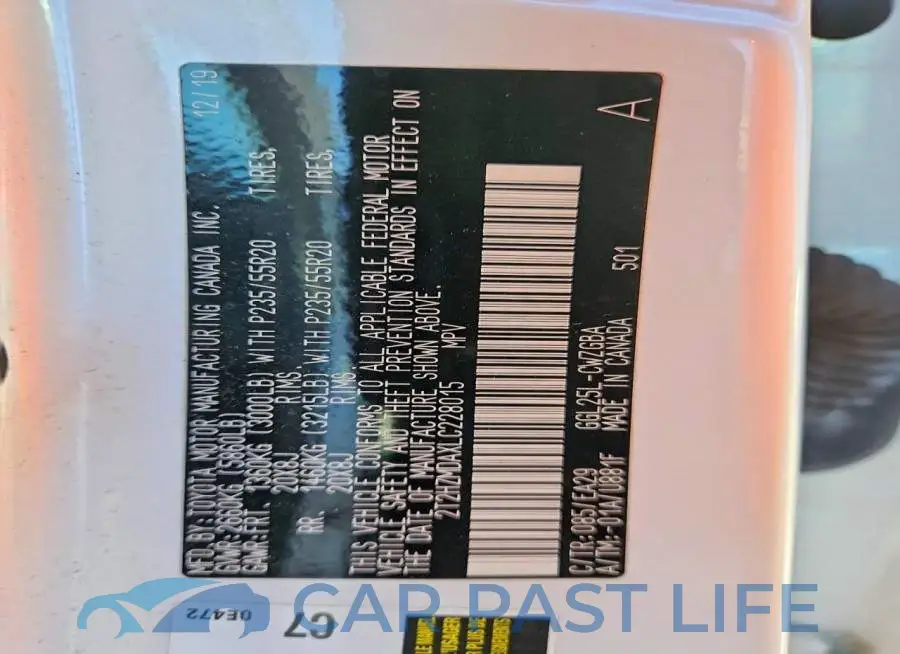 2T2HZMDAXLC228015# 13