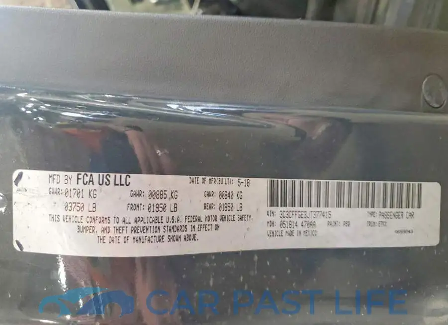 3C3CFFGE3JT377415# 13