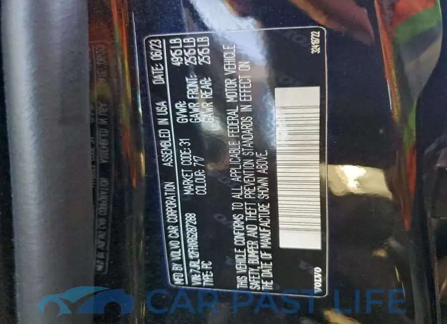 7JRL12FHXRG287288# 12