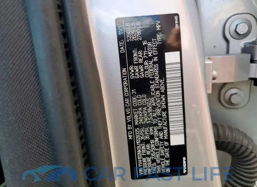 YV4102NK8J1028325# 12