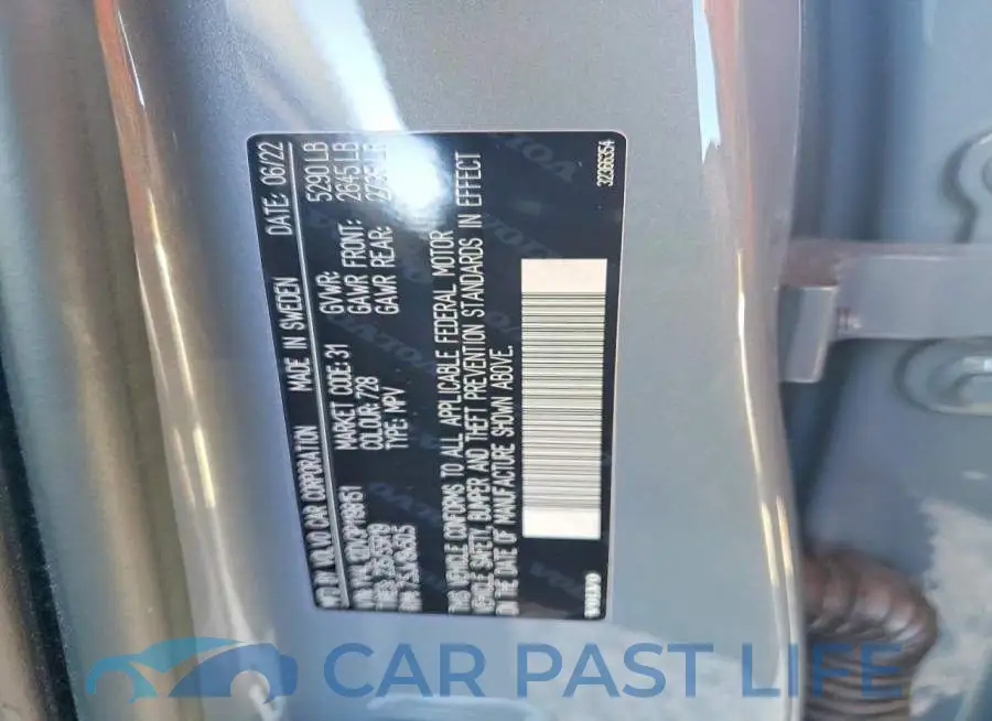 YV4L12DV3P1198151# 14
