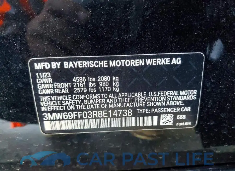 3MW69FF03R8E14738# 13