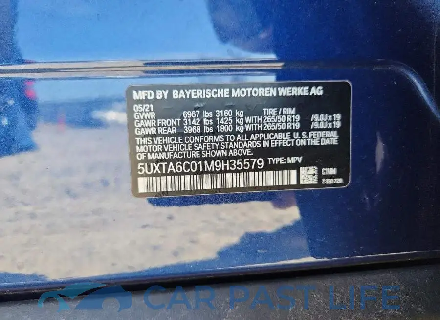 5UXTA6C01M9H35579# 12