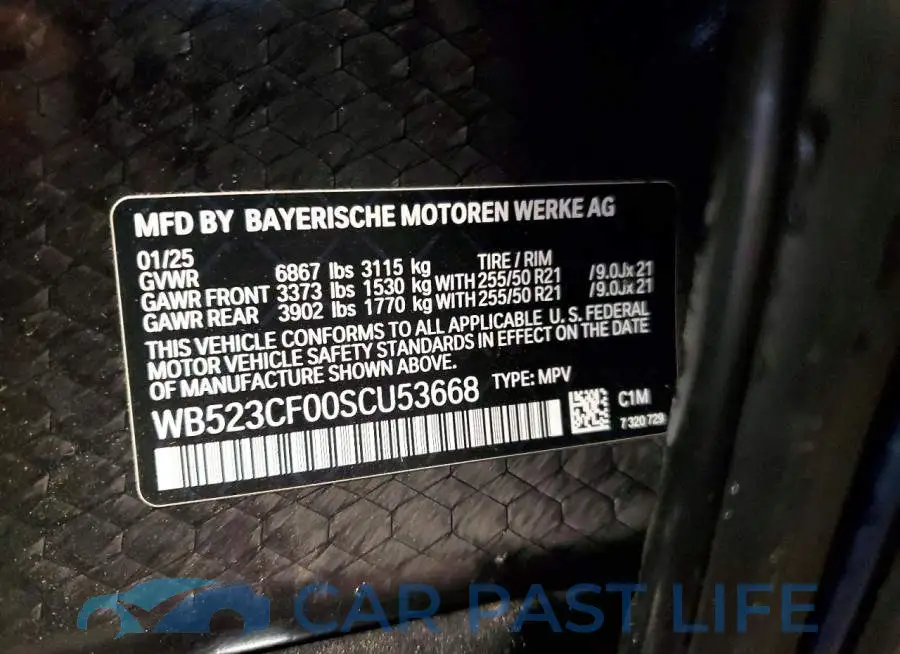 WB523CF00SCU53668# 14