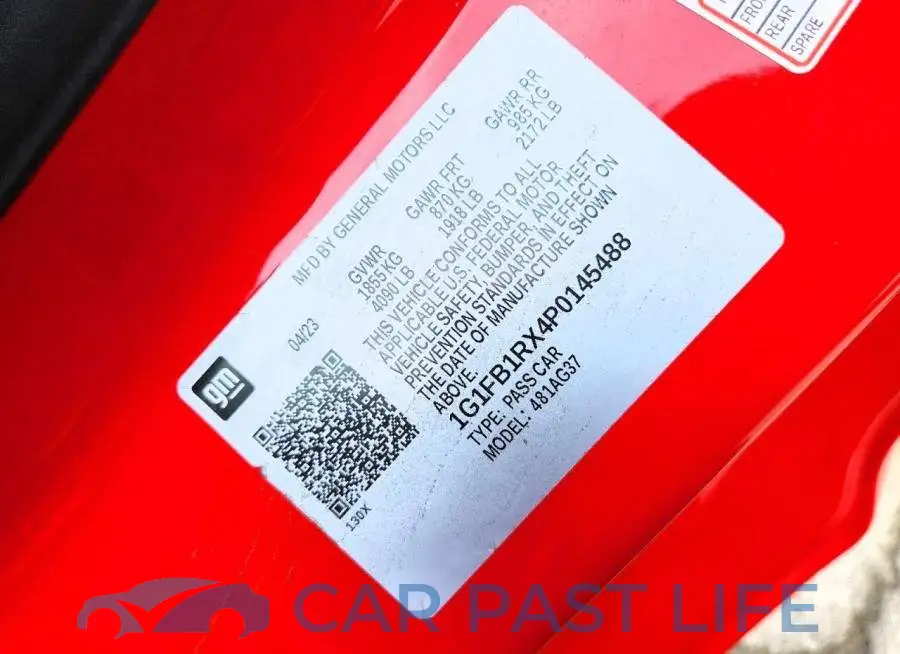 1G1FB1RX4P0145488# 13