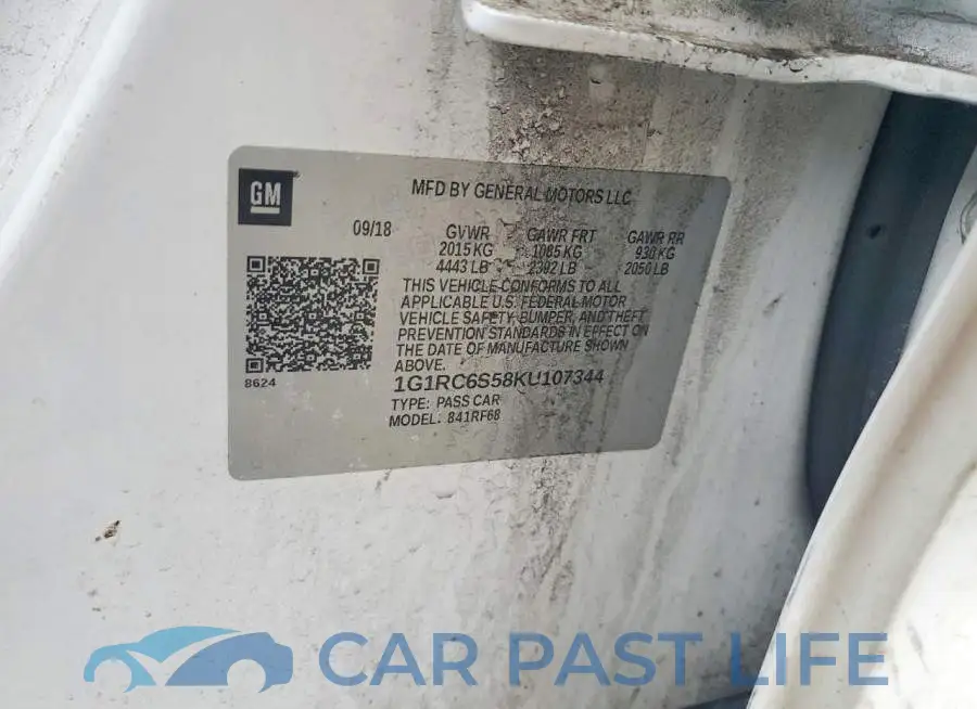 1G1RC6S58KU107344# 12