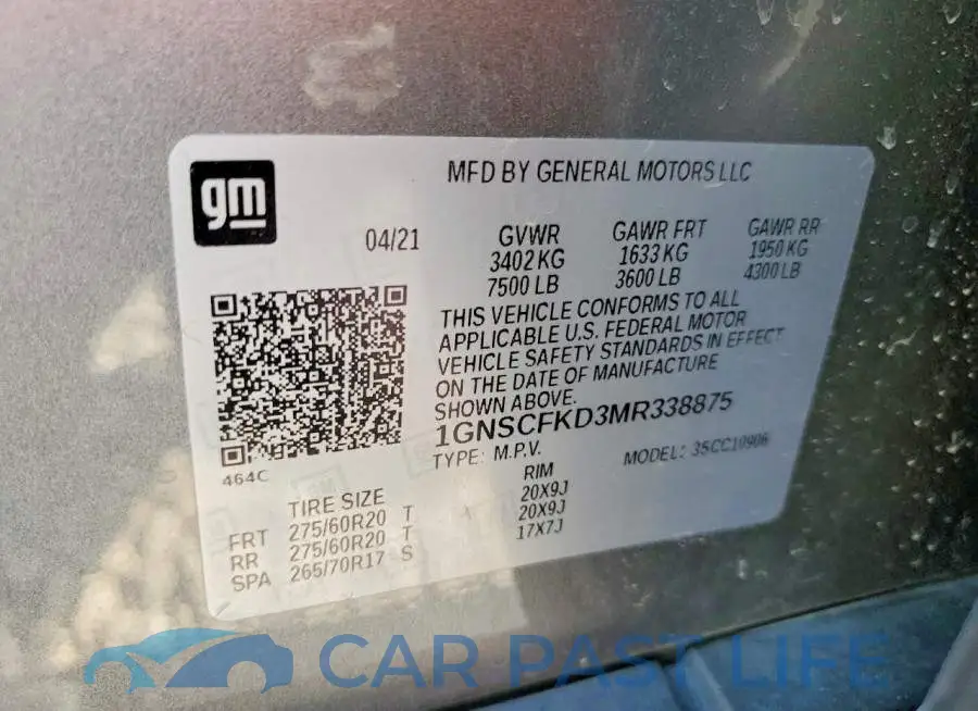 1GNSCFKD3MR338875# 13