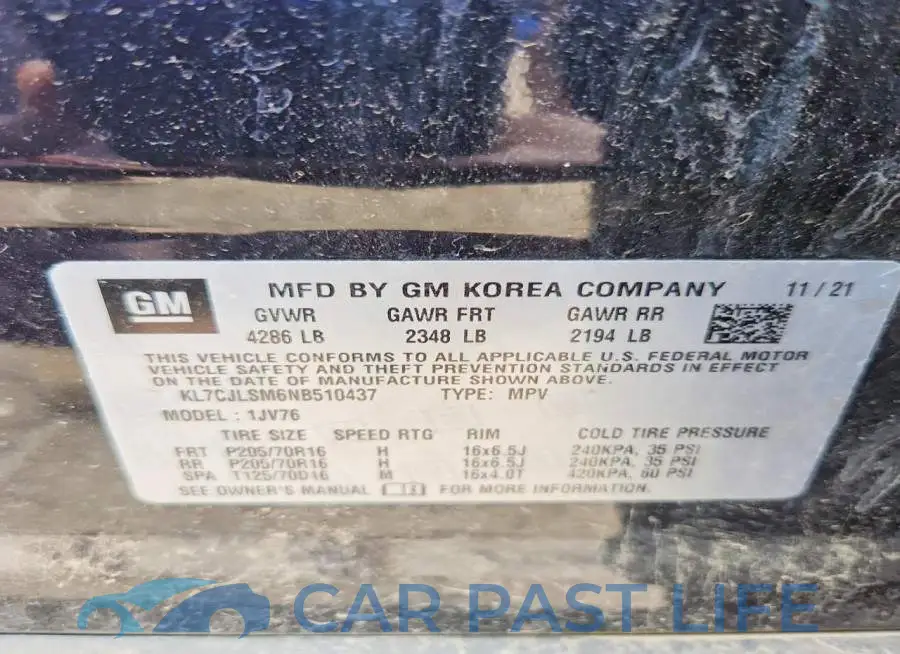 KL7CJLSM6NB510437# 13