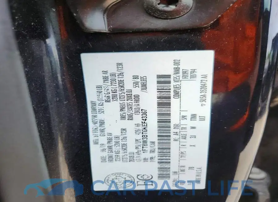 1FT8W3BT6KEF43367# 13