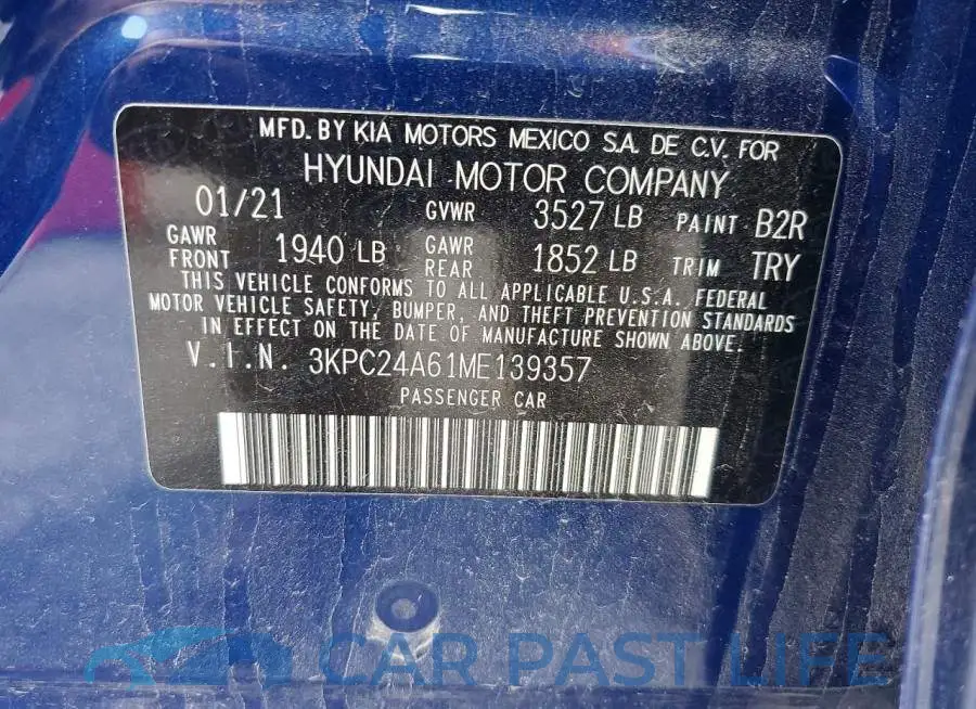 3KPC24A61ME139357# 12