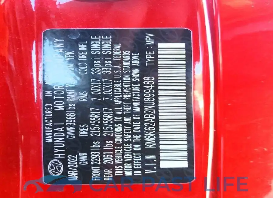 KM8K62AB2NU899488# 13