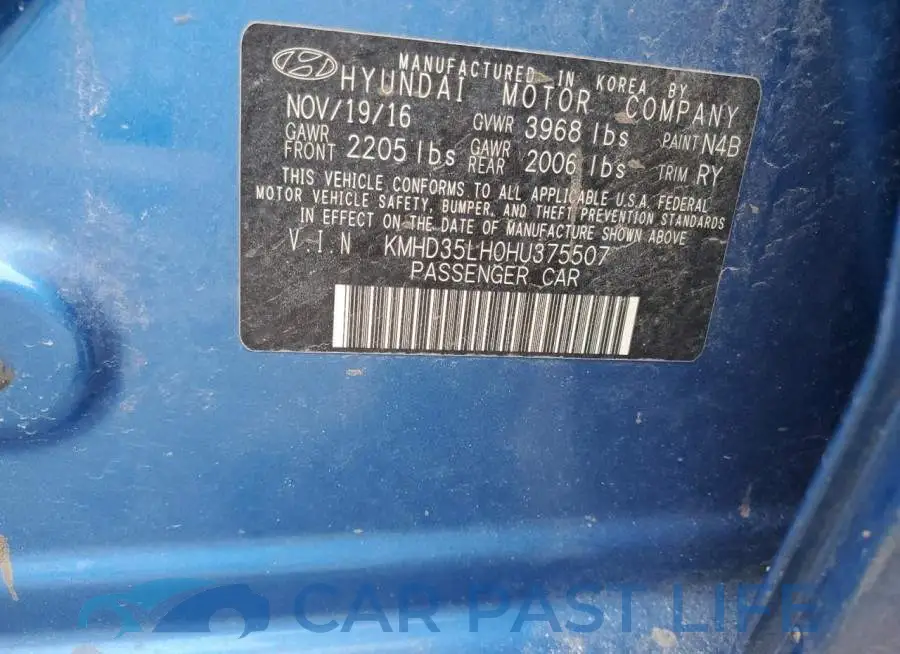 KMHD35LH0HU375507# 12