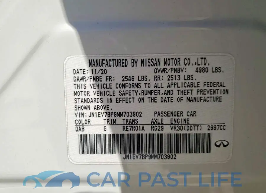 JN1EV7BP9MM703902# 12