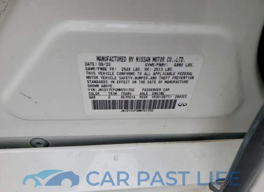 JN1EV7CP0MM701700# 12
