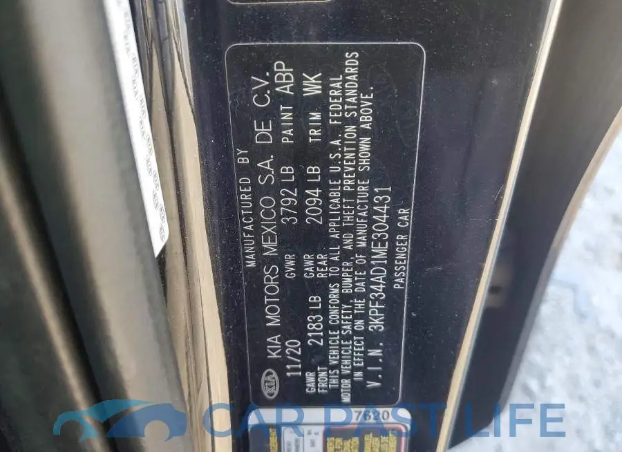 3KPF34AD1ME304431# 12