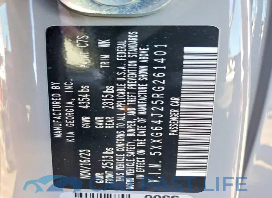 5XXG64J25RG261401# 12