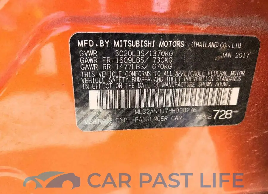 ML32A5HJ7HH020276# 12