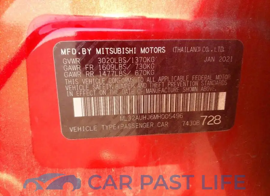 ML32AUHJ6MH005496# 12