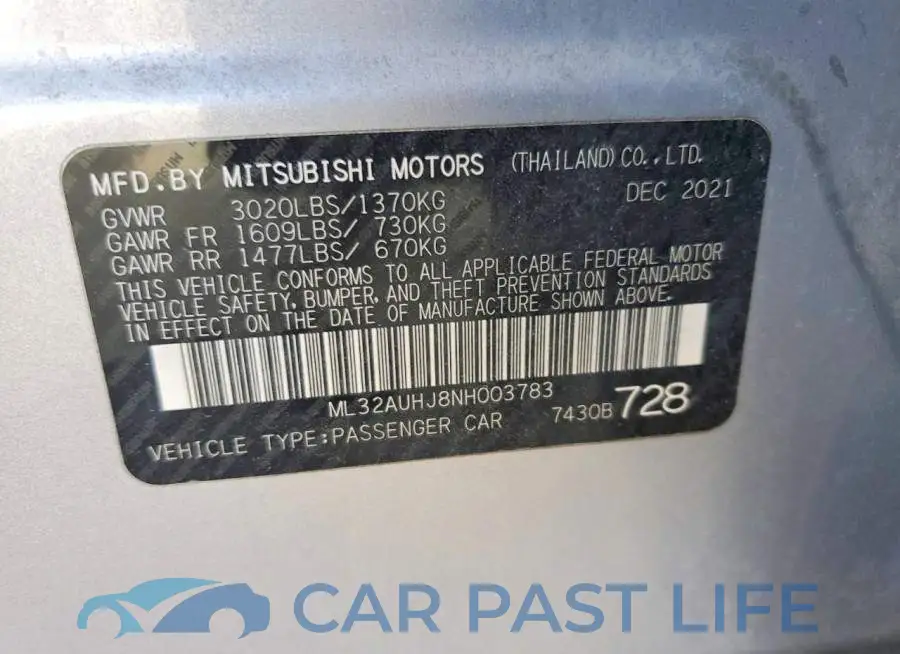 ML32AUHJ8NH003783# 12