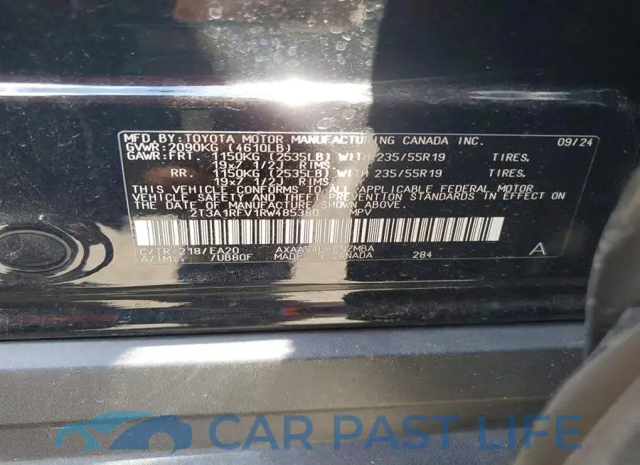 2T3A1RFV1RW485380# 13
