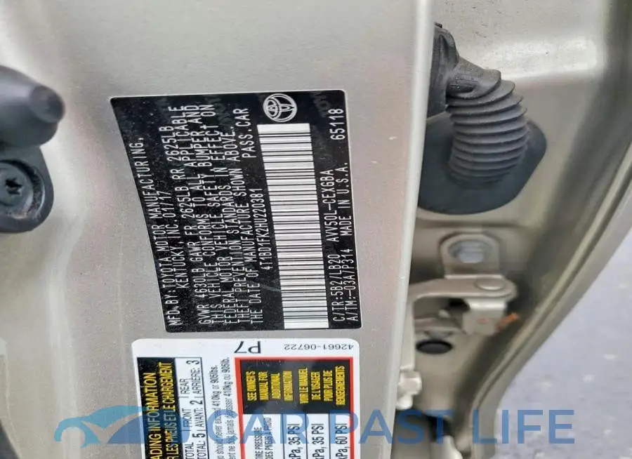 4T1BD1FK2HU220381# 12