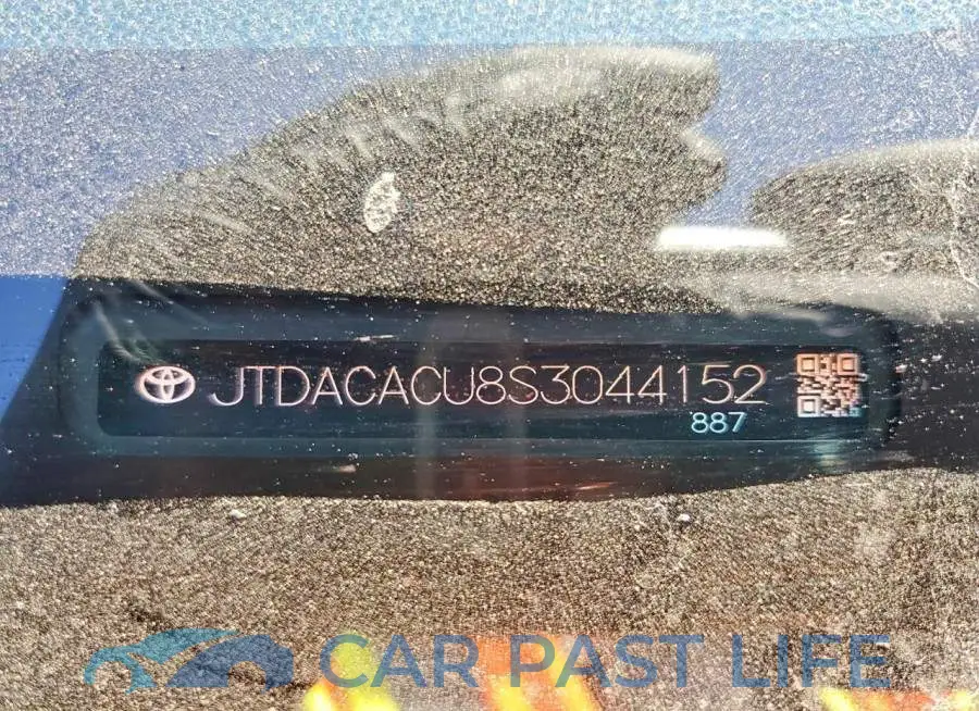 JTDACACU8S3044152# 12