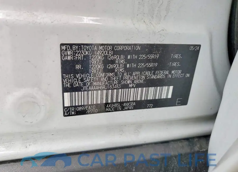 JTEAAAAH6RJ183483# 14