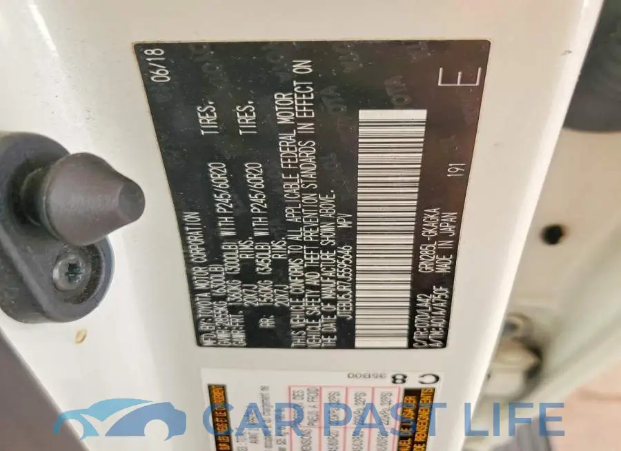 JTEBU5JR7J5595646# 12