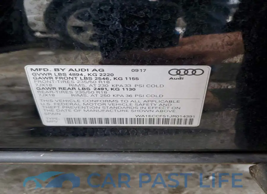 WA1ECCFS1JR014391# 13