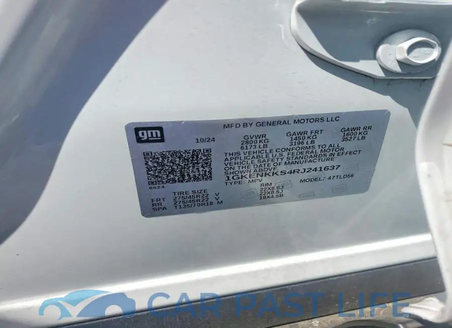 1GKENKKS4RJ241637# 14