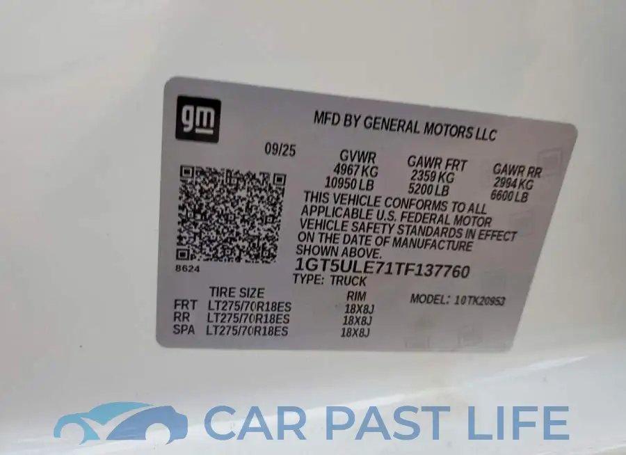1GT5ULE71TF137760# 12