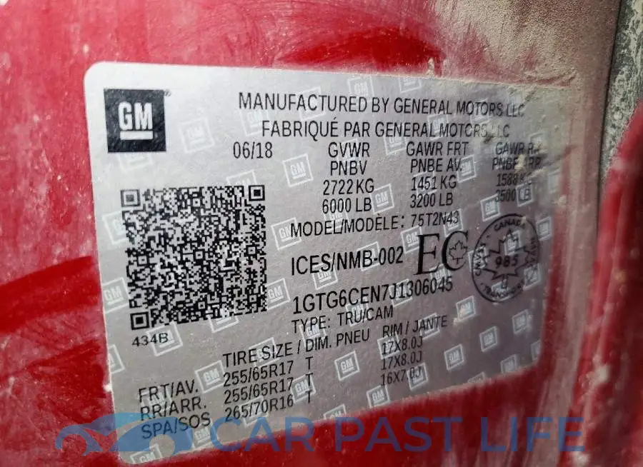 1GTG6CEN7J1306045# 12