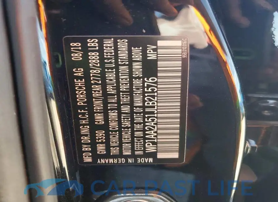 WP1AA2A51JLB21576# 12