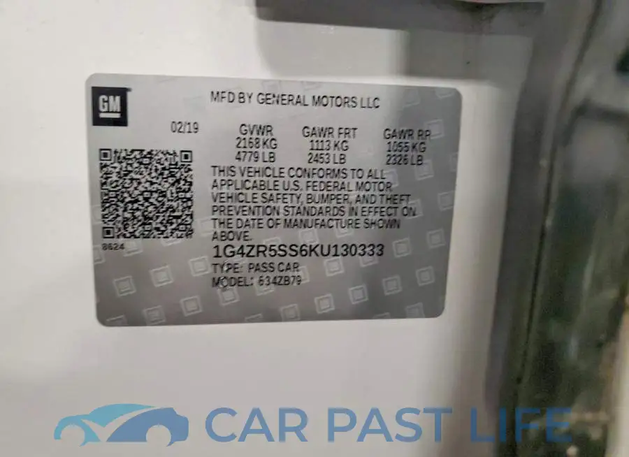 1G4ZR5SS6KU130333# 12