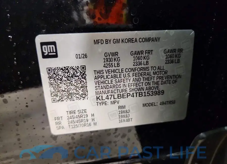 KL47LBEP4TB153989# 13