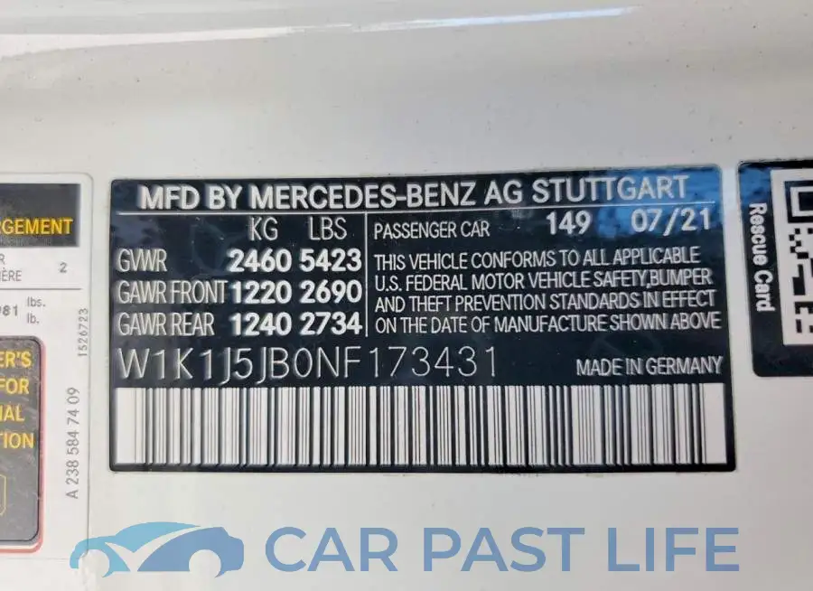 W1K1J5JB0NF173431# 13