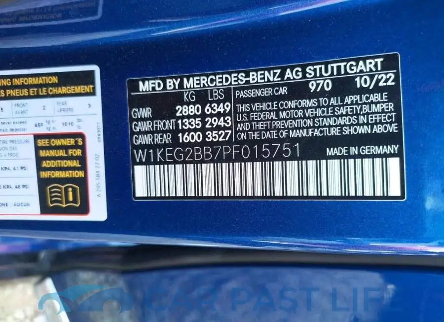 W1KEG2BB7PF015751# 12