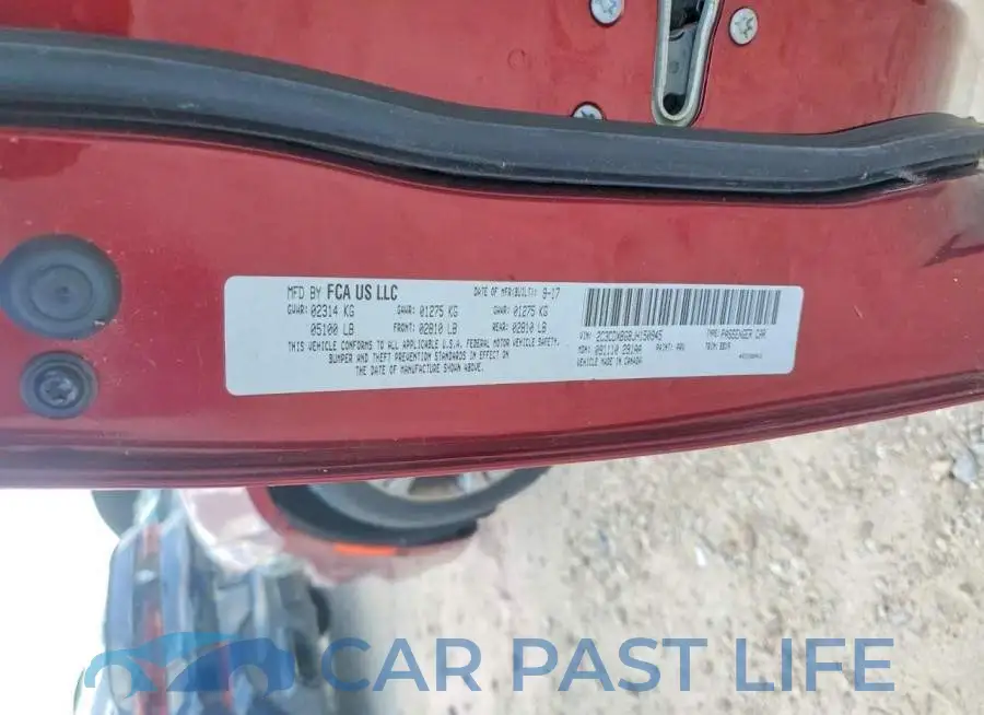 2C3CDXBG8JH150945# 12