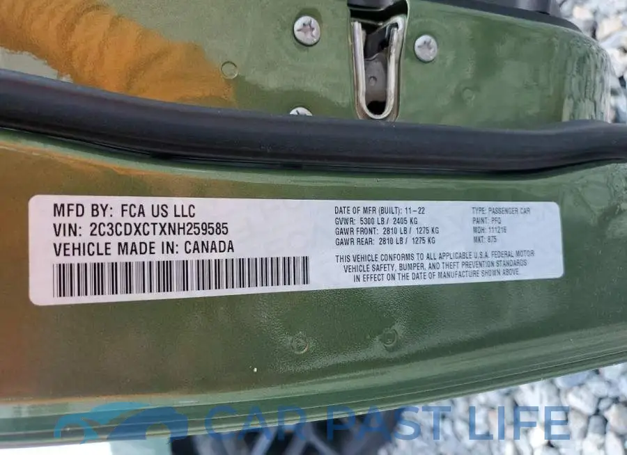 2C3CDXCTXNH259585# 12